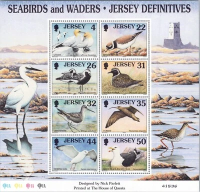 Jersey Stamps 1998 Birds - MiniSheet - MNH - Image 1 of 2