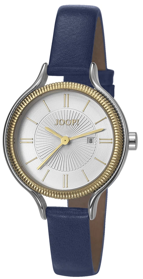 JOOP JP101762006 JP-Jessica Ladies' Wristwatch Leather Blue New - Image 1 of 1