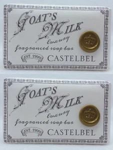 2 Castelbel GOATS MILK Luxury Fragranced Soap Bar 10.5 oz - Picture 1 of 1