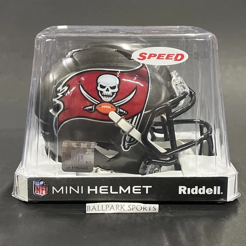 Tampa Bay Buccaneers Riddell NFL Speed Mini Football Helmet BRAND NEW Cover