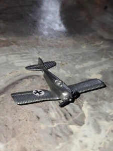 JUNKERS J10 #604 DIE CAST PLANE, VTG. GERMAN WWI – PROP & WHEELS INTACT 2.25"x3" - Picture 1 of 3