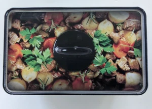 Crock Pot Recipe Card Collection Tin Box EMPTY 6.5 x 5 inches - Picture 1 of 6