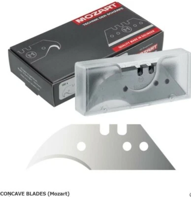 Box of 100 Mozart German Made Concave Blades 10x 10packs price includesGST&del - image 1 of 3