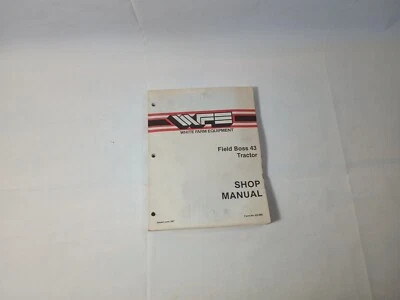 1987 White Field Boss 43 Lawn Garden Tractor Dealer Service Technical Manual G48 - Image 1 of 4