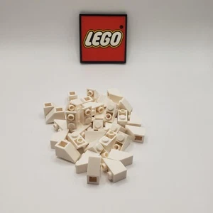 LEGO 2 x 1 45° Inverted Slope WHITE (x40) 3665 NEW PARTS BULK LOT - Picture 1 of 3