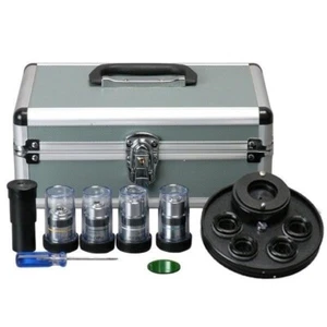 Kit de contraste de fase plano de torreta AmScope PCT200 BF y DF - Imagen 1 de 4