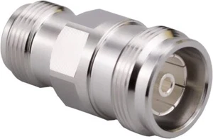 4.3-10 Mini DIN Female to N Female Adapter 50 Ohm 1 Piece - Zdjęcie 1 z 3