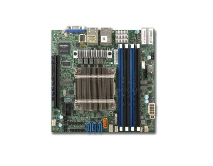 SuperMicro M11SDV-4CT-LN4F Mini-ITX Motherboard with EPYC™ 3101 SoC Processor - Image 1 of 1