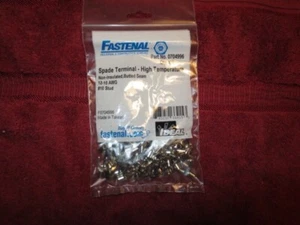 100 Gabelspaten Hochtemperaturklemme nicht isoliert konifiziert 12-10 #10 Bolzenverschluss - Bild 1 von 4