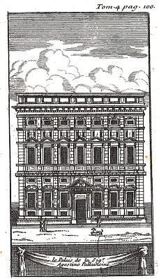 ITALY GENOA "Le Palais de l'Sig. Agostino Pallavicini" 1709 A. De Rogissart - Image 1 of 4