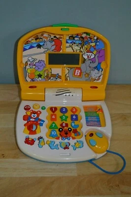 Vintage RARE VTech Little Smart Big Top Laptop with Mouse TESTED WORKS!!!!!! - Image 1 of 4
