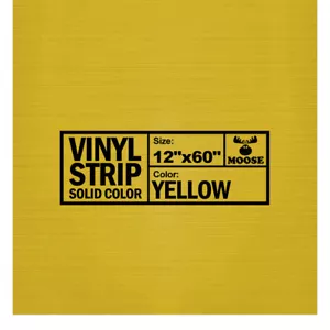 Toppa di riparazione vinile per casa gonfiabile 12x60 pollici vinile giallo senza colla - Foto 1 di 3