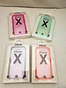 NIB iHOME IMPACT RESISTANT CASE FOR THE iPHONE X CHOOSE YOUR COLOR IH-XP107 - Picture 1 of 9