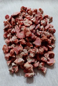 Lotto 100% Corallo Naturale Non Lucidato Grezzo Vintage Corallo Rosso Pietra ... - Foto 1 di 3