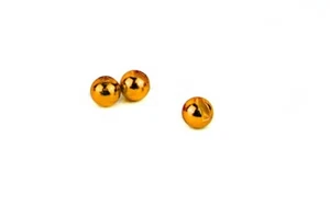 25x WOLFRAMKUGEL GESCHLITZT PRENIUM orange Metall / TUNGSTEN BEAD 2,8mm Fliege - Bild 1 von 1