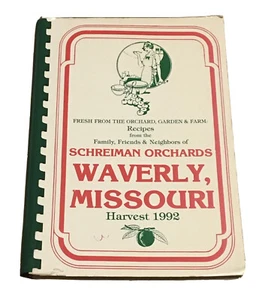 Vtg Schreiman Orchards Cookbook Food Cooking Recipes Waverly Missouri MO 1992 - Picture 1 of 12