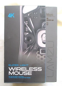 LAMZU Maya 4K Super Light Wireless Gaming Mouse, Gray * Amazing Condition - Photo 1/7