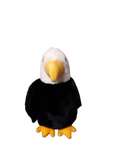TY Beanie Buddies American Bald Eagle Plush Black White Stuffed Animal 10" - Picture 1 of 5