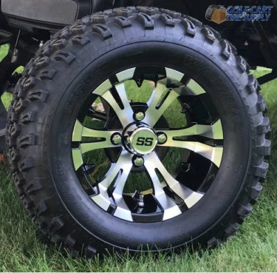 Ruedas de carro de golf mecanizadas vampiro de 12" y neumáticos todo terreno de 23x10,5-12" - Juego de 4 Foto 1 de 4