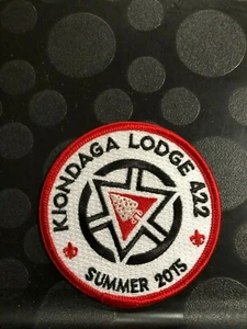 OA KIONDAGA LODGE 422 100th ANN 1915-2015 SUMMER PATCH - Picture 1 of 1