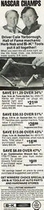 1977 Pubblicità Stampa Vintage S-K Tools Comò Nascar Champs Cale Yarborough Herb Nab - Foto 1 di 2