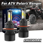 2X H13/9008 Headlight Bulb S2 For Atv Polaris Ranger 570 800 900 Rzr 570 800 900
