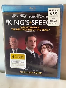 NEW THE KING’S SPEECH Blu-Ray MOVIE COLIN FIRTH & GEOFFREY RUSH 4 ACADEMY AWARDS - Imagen 1 de 1