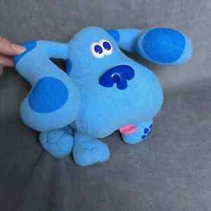 Blues Clues Pose A Blue Puppy Dog Plush 8" Tyco Vintage 1997 Stuffie Stuffed