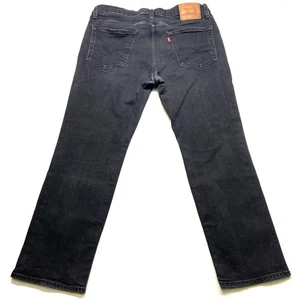 Pantalones de mezclilla atléticos Levi's 541 para hombre 36x30 negros elásticos tiro medio 5 bolsillos - Imagen 1 de 14