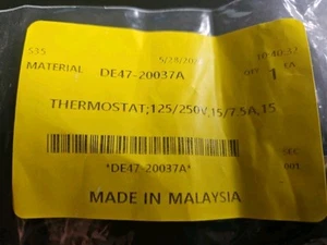 OEM Samsung Range Oven High Limit Thermostat DE47-20037A - Picture 1 of 1