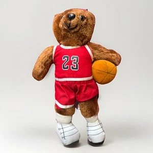 Vintage 1991 Michael Jordan Plush Stuffed Animal Bear Chicago Bulls NBA Roni Toy - Picture 1 of 4