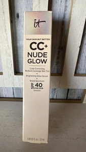 IT CC+ NUDE GLOW COLOR CORRECTING Tint SPF40 LIGHT MEDIUM  1.08oz  NIB 8/25 - Picture 1 of 5