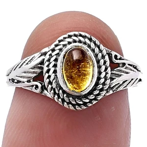 Natural Multi Tourmaline 925 Sterling Silver Ring s.7 Jewelry R-1044 - Picture 1 of 5