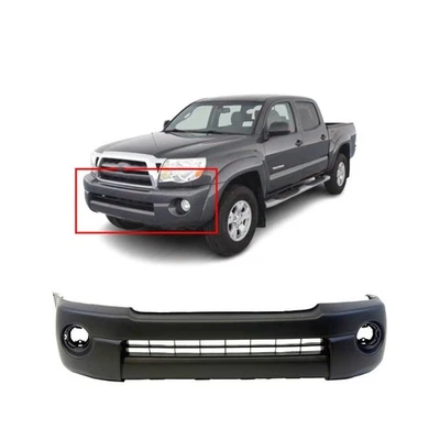 Cubierta de parachoques fascia para camioneta Toyota Tacoma 2005-2011 5211904040 delantera imprimada Foto 1 de 4