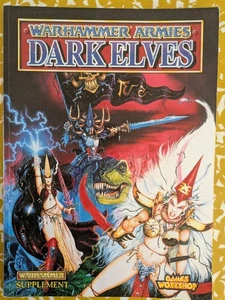 Warhammer Armies Dark Elves Army Book- Rulebook 1995 Armies 4th 5th edition - Picture 1 of 4