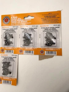 Bachmann 42537 Spur N Rollenlager Güterwagen mit Rädern 4 Paar Sets NEU - Bild 1 von 3