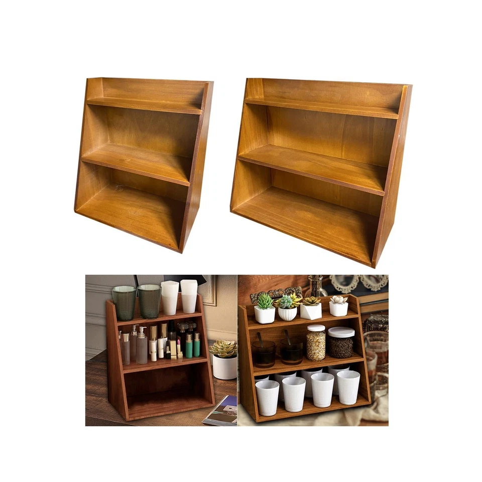 3 Tier Display Shelf for Home Use, Organizer for Desk And Dresser - Image 1 of 1