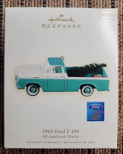 Ford F-100 All-American Trucks #14 2008 Hallmark Keepsake Ornament 1960 - Imagen 1 de 5