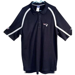 Reebok NFL New England Patriots Shirt Herren 2XL Blau Kurzarm Kragen Polo - Bild 1 von 9