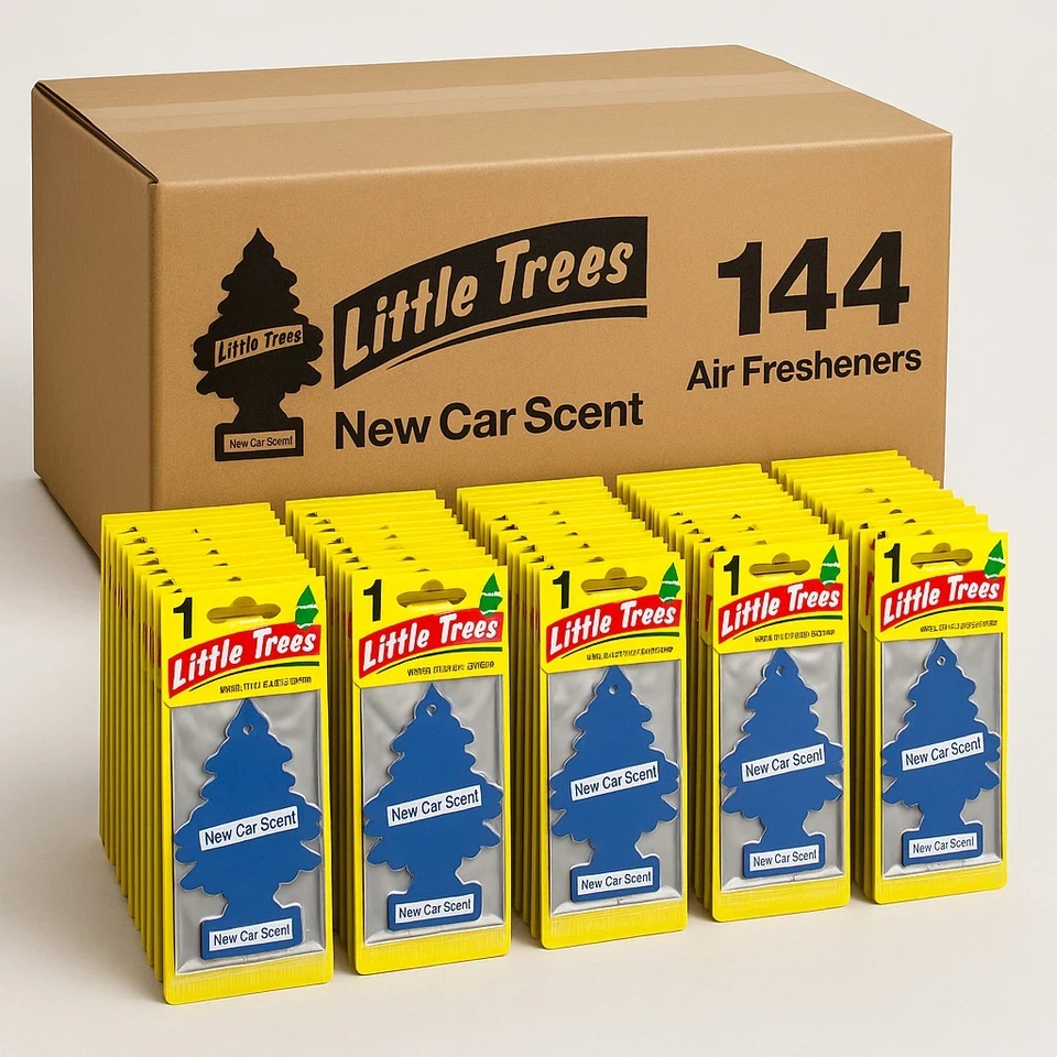 Wholesale Little Trees Car Freshner New Car  144 X 1 Pack 144 Individual Packs - Image 1 of 1