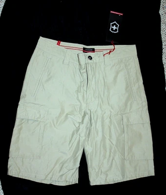NEW NWT Victorinox Shorts Beige Escape Cargo Shorts Size 30 - Image 1 of 3