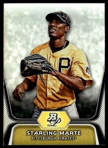 2012 Bowman Platinum Prospects Starling Marte Rookie #BPP24 - Picture 1 of 2