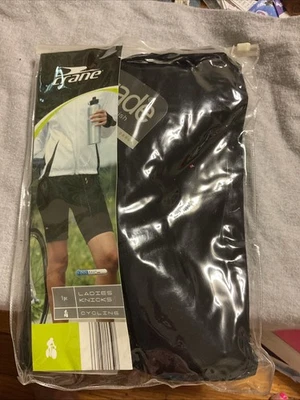 Crane Cycling Black Coolmax Knicks Size L (14) Fits Waist 78 Cm BNWT - image 1 of 2