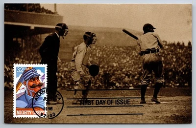 #3083 Mighty Casey Baseball FDC Maxi Card - Image 1 of 2