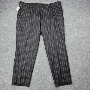 Indochino Trouser Mens 42 Pinstripe Dress Wool Pleated Classic Timeless Formal - Picture 1 of 9