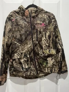Womens Large Mossey Oak Camo Jacket with hood- Scent Factor - Picture 1 of 10