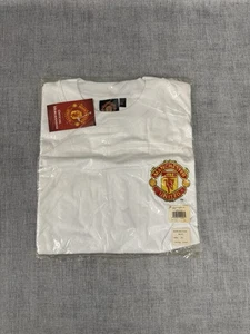 Vintage 90s Manchester FC Old Trafford England Shirt XL BNWT - Picture 1 of 5