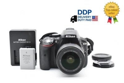 3,454shots! [MINT] Nikon D5300 DSLR Camera AF-P 18-55mm f3.5-5.6G From JAPAN - Image 1 of 4