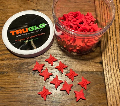 (25) TRUGLO TG830RN Archery Bow String Silencers RED - Hunting Archery - 25-PACK - Image 1 of 4