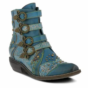 LARTISTE RODEHA Boots TEAL New - Picture 1 of 7